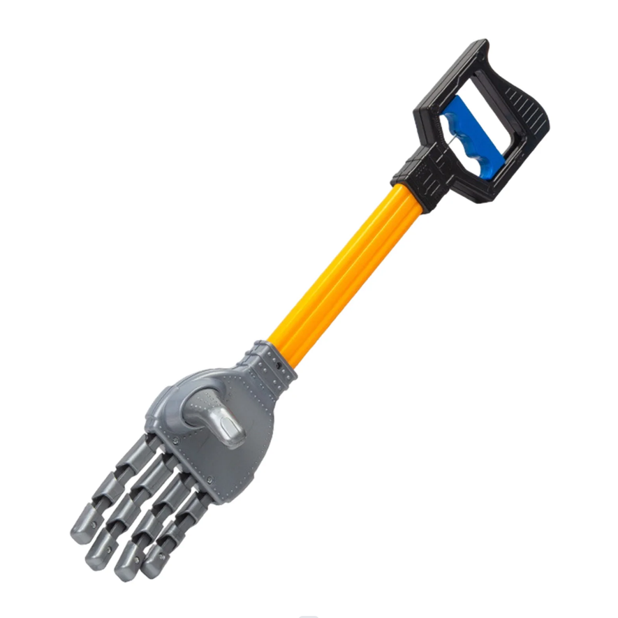 Plastic Robot Claw Hand Grabber Grabbing Stick Kid Boy Toy Hand