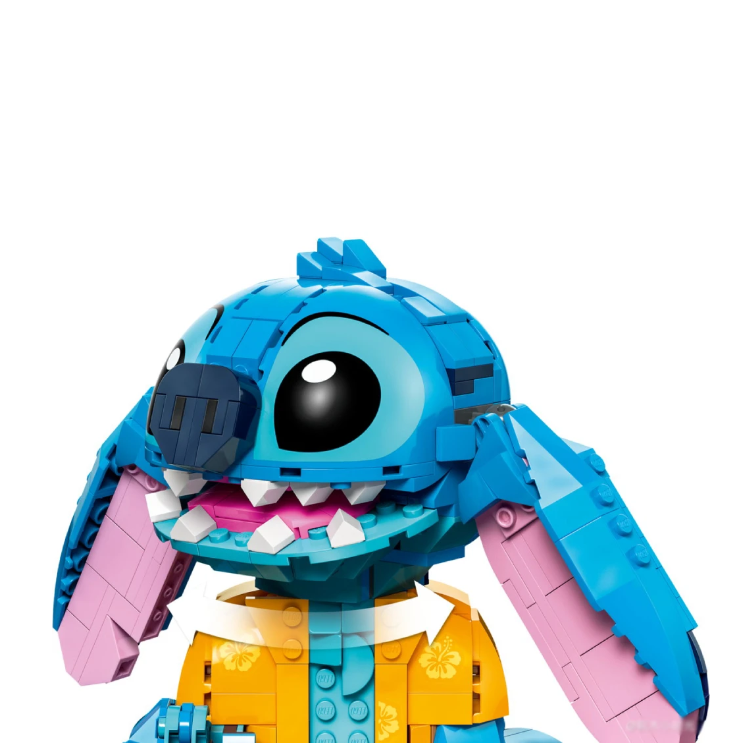 Blue Monster Building Blocks With Ice Cream