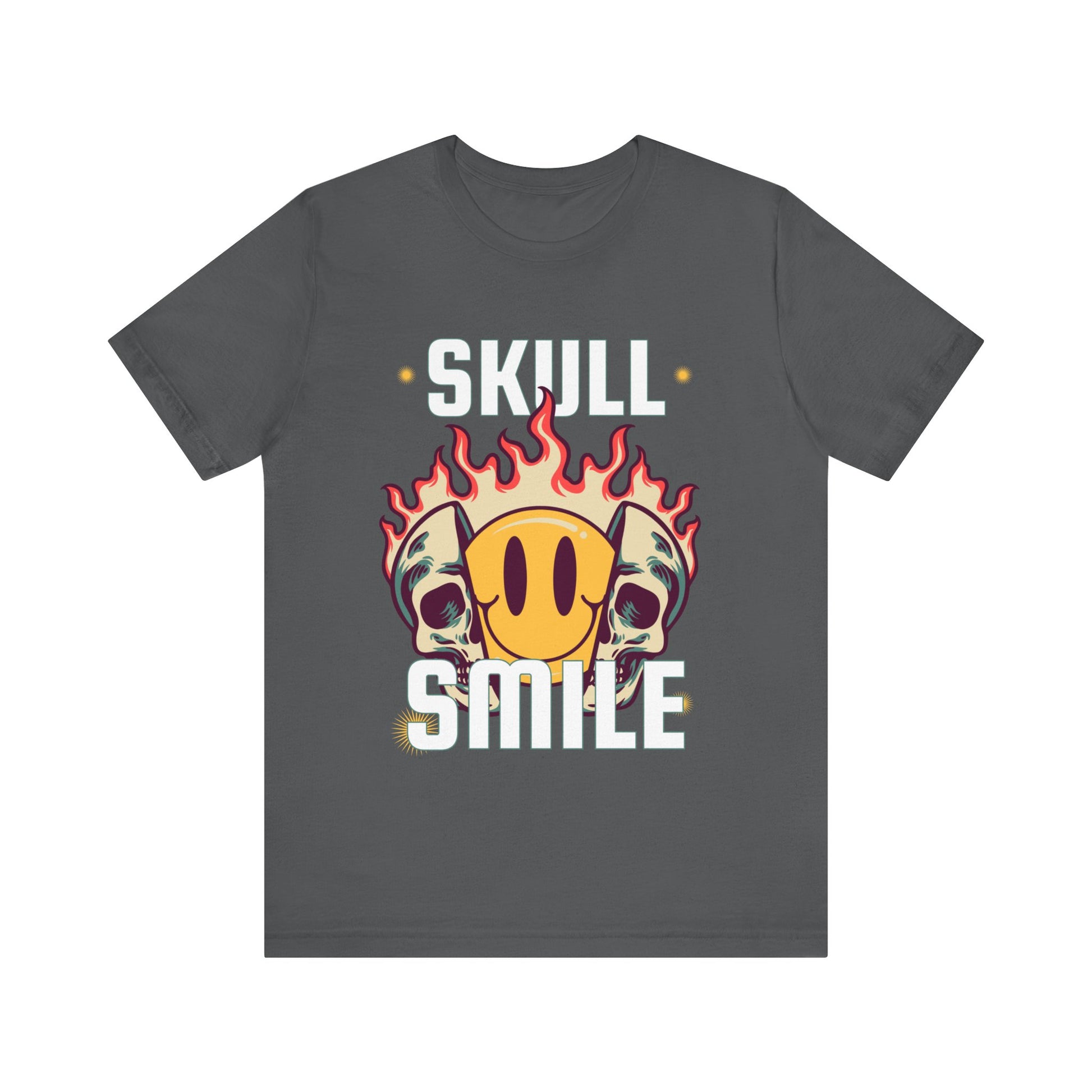 Skull Smile Short Sleeve Tshirt - DUGO
