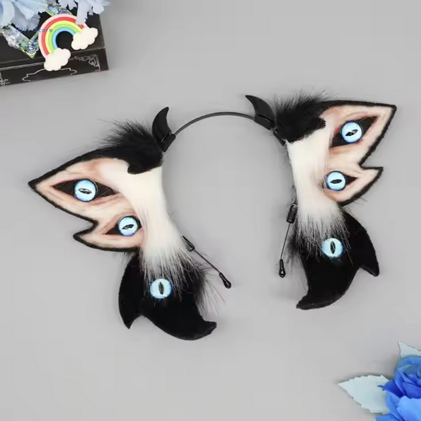 Plush Animal Ears Headband Cartoon Cosplay Costume Hairpiece