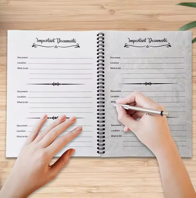 Peace Of Mind Planner Estate And Will Organizer