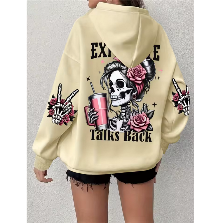 Funny Expensive Talks Back Hoodie