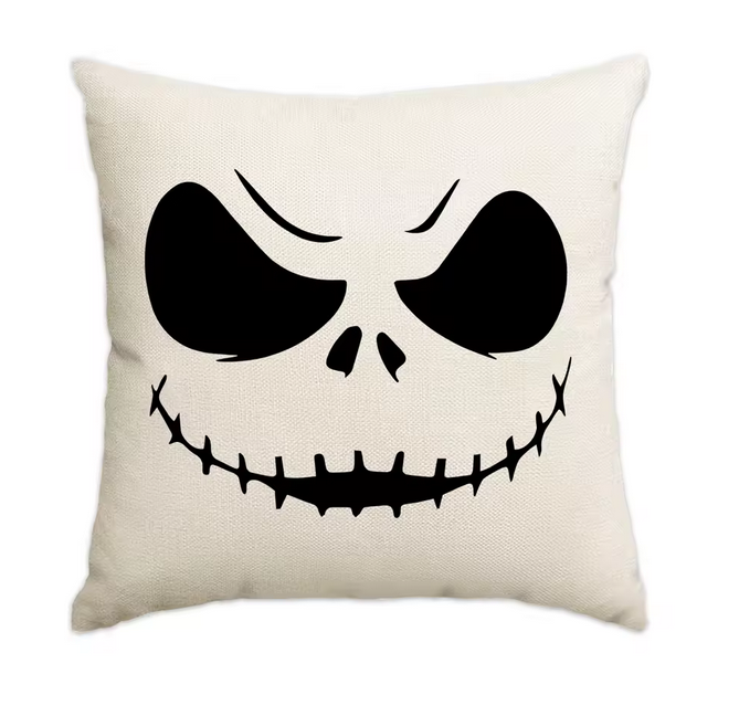 Halloween Pillow Cover Halloween Horror Expressions Home Decoration