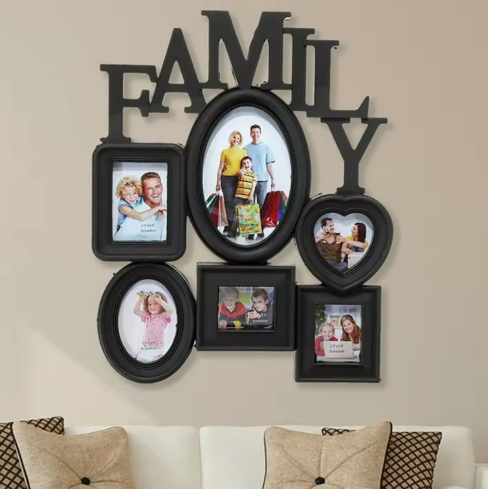 Family Wall Photo Frames Decorative Picture Frame Set For Home