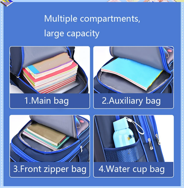 Children Football School Backpack Sports Pattern Shoulder Bag