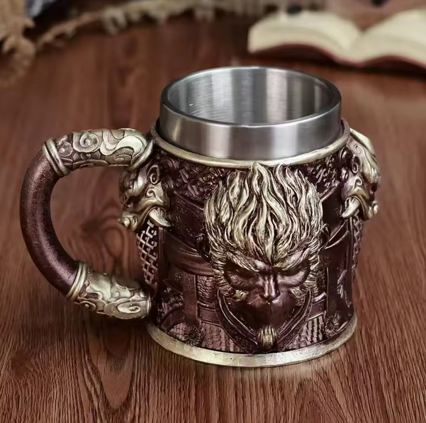 Black Myth Wukong 304 Stainless Steel Beer Mug