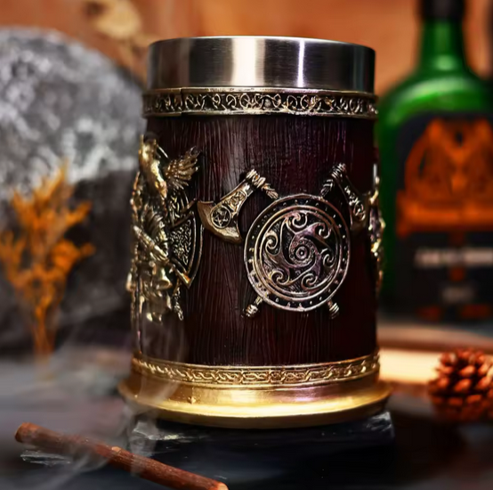 Stainless Steel Viking Water Mug