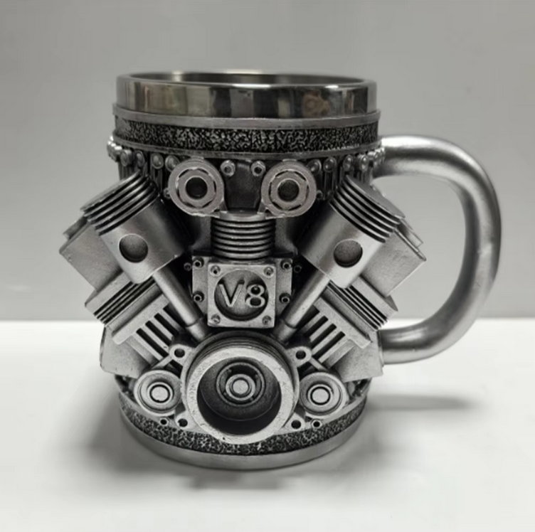 Unique Car Engine Mugs Stainless Steel Coffee Mug