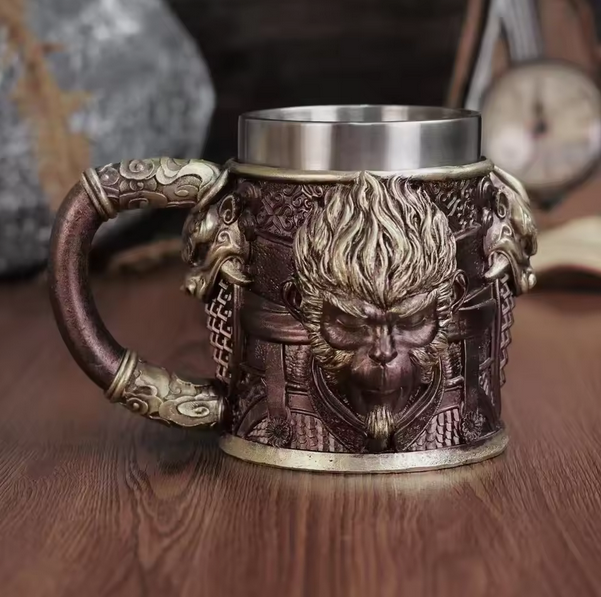 Black Myth Wukong 304 Stainless Steel Beer Mug