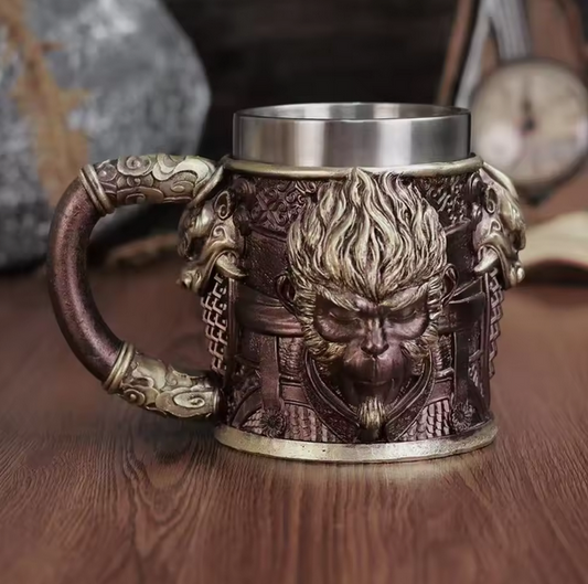 Black Myth Wukong 304 Stainless Steel Beer Mug