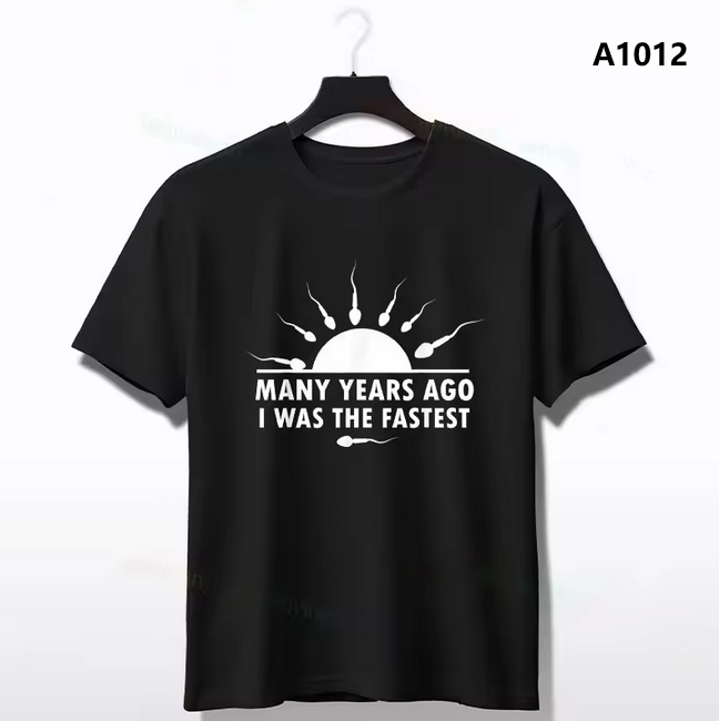 Tshirt Many Years Ago I Was Fastest Funny
