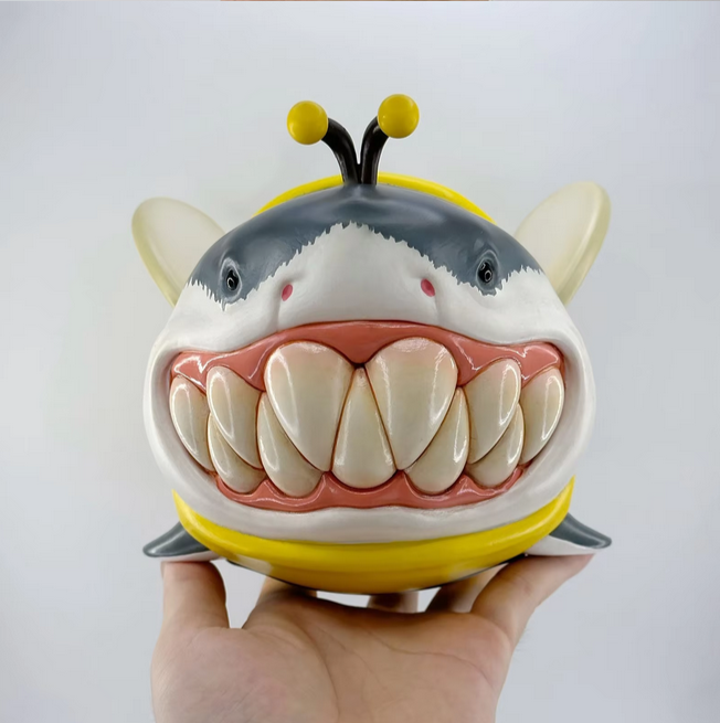 Sharks Crafts Shark Bee Creative Resin Crafts Personalized Desktop Decorations
