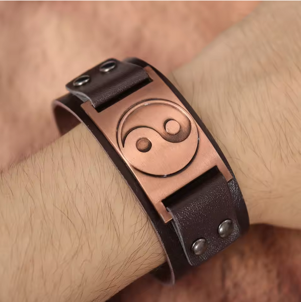 Bracelet Charming Men Leather Bracelet Fashion Hip Hop