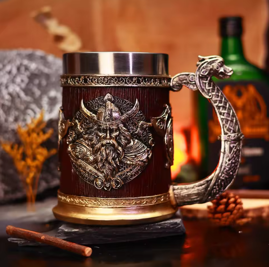 Stainless Steel Viking Water Mug