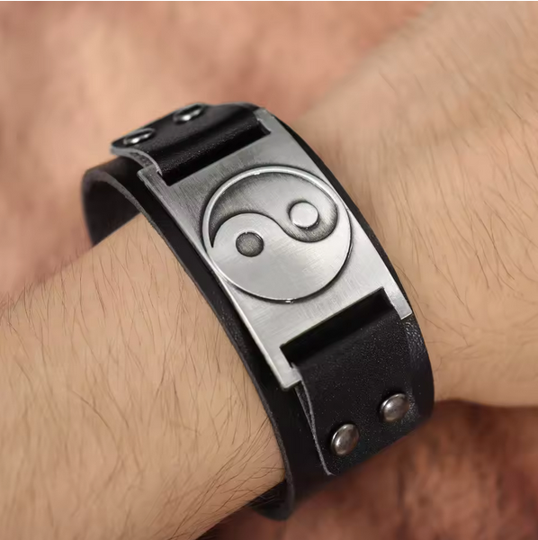 Bracelet Charming Men Leather Bracelet Fashion Hip Hop