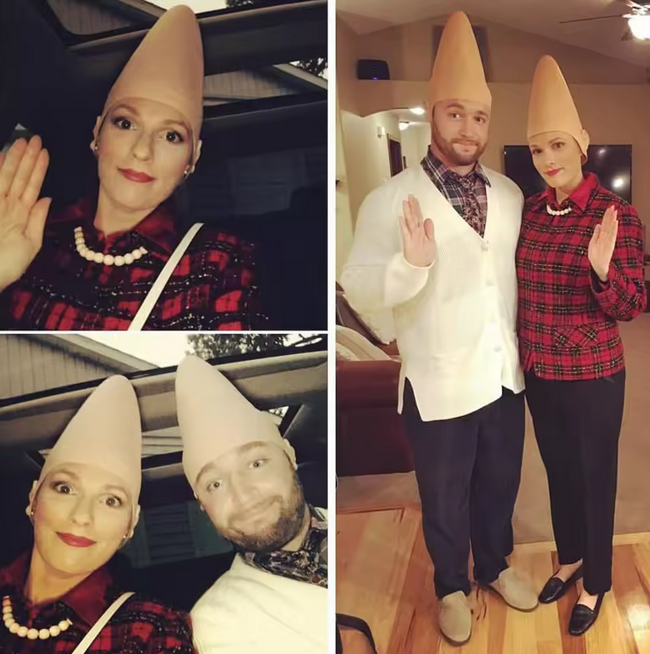 Halloween Alien Conehead Latex Cosplay Helmet Party Costume Prop