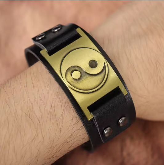 Bracelet Charming Men Leather Bracelet Fashion Hip Hop