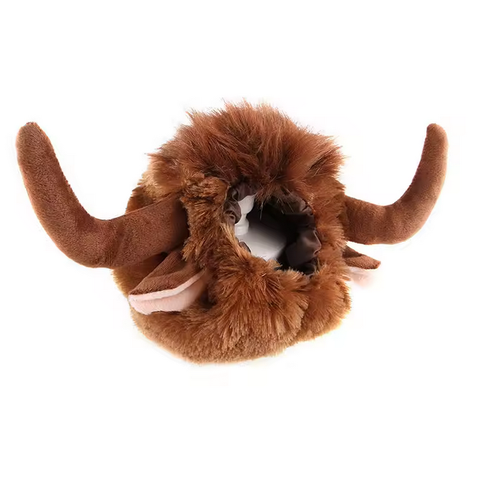 Dog Lion Mane Horns Wig Funny Cosplay Hat For Dogs