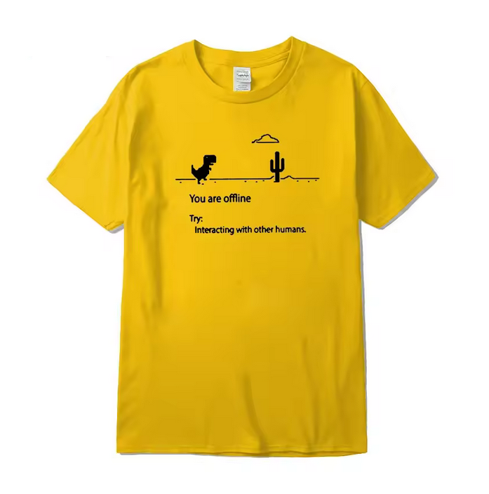 Dinosaur Print Tshirt For Men Funny Graphic