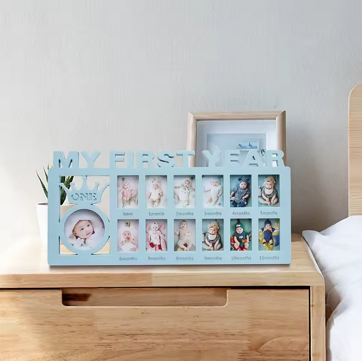 Baby Memory Photo Frame My First Year Keepsake Gift