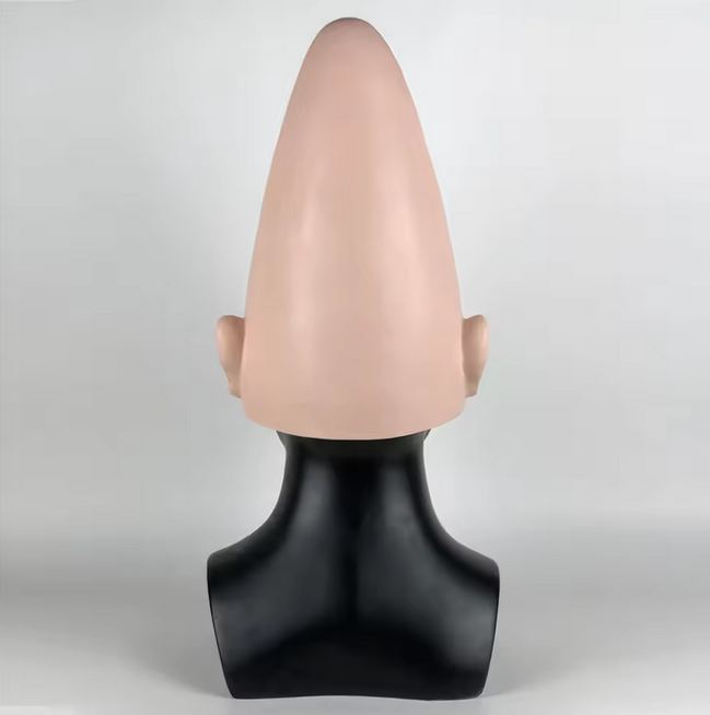 Halloween Alien Conehead Latex Cosplay Helmet Party Costume Prop