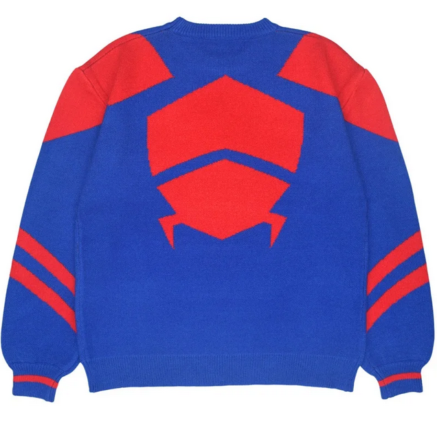 Gothic Knitted Sweater Unisex Loose Cotton Pullover