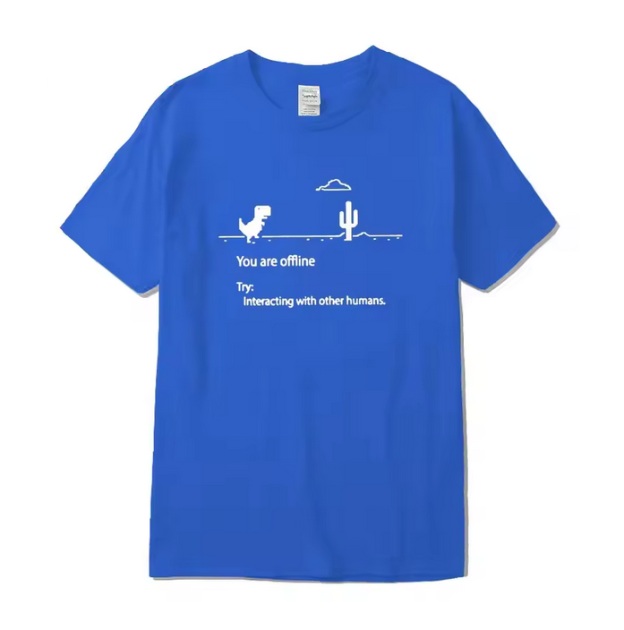 Dinosaur Print Tshirt For Men Funny Graphic