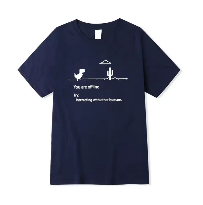 Dinosaur Print Tshirt For Men Funny Graphic