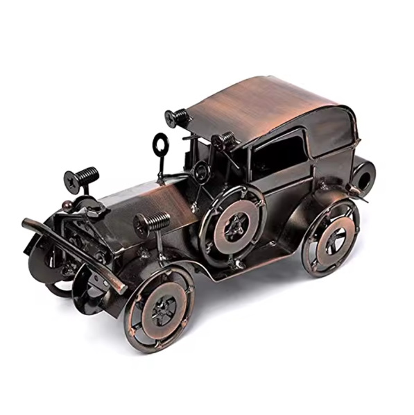 Metal Antique Vintage Car Model Handcrafted Metal Vehicle