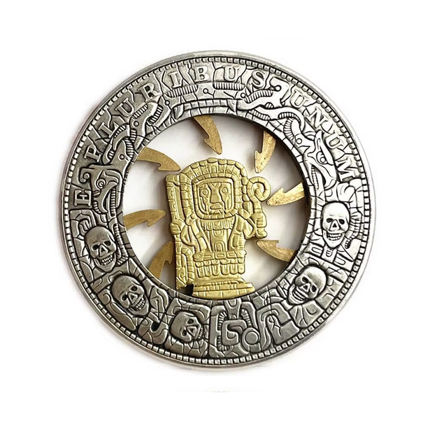 Movable Mechanism Coin Hobo Nickel Trap Coin Morgan Dollar