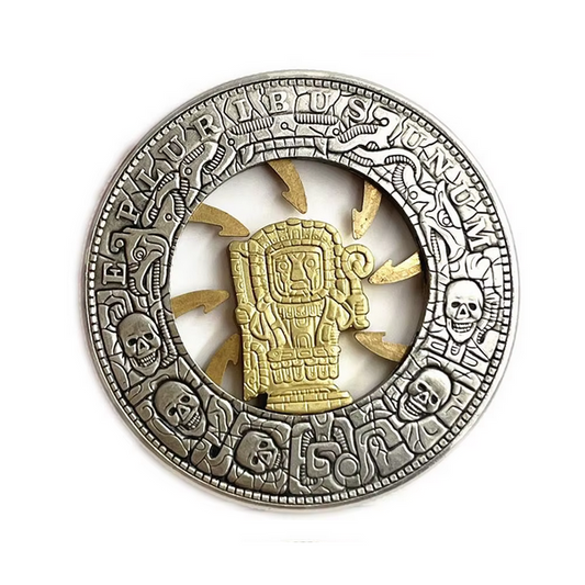 Movable Mechanism Coin Hobo Nickel Trap Coin Morgan Dollar