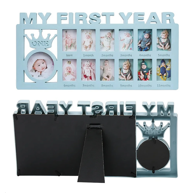 Baby Memory Photo Frame My First Year Keepsake Gift