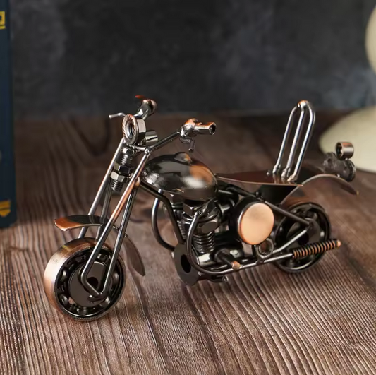 Retro Iron Art Motorcycle Model Ornaments Art Nostalgia Collection