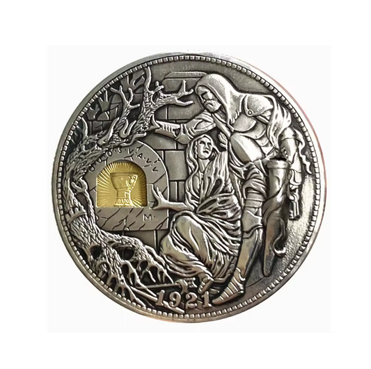 Movable Mechanism Holy Grail Coin Hobo Nickel Morgan Dollar