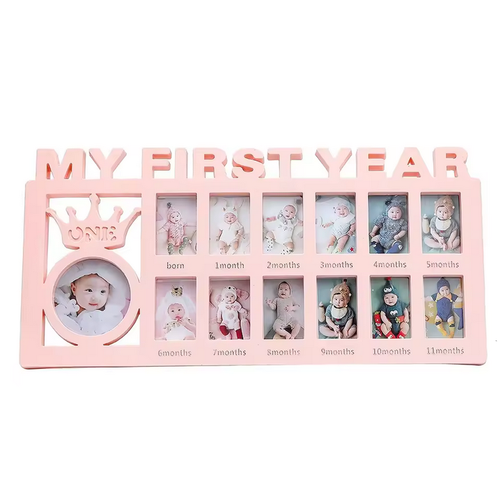 Baby Memory Photo Frame My First Year Keepsake Gift