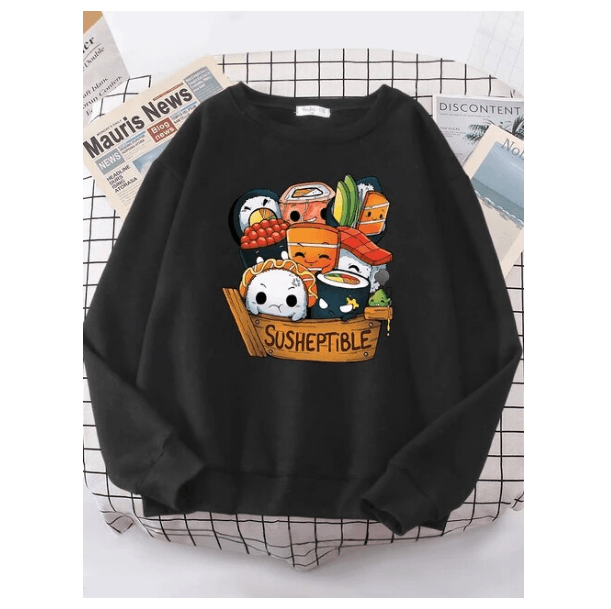 Kawaii Delicious Food Sushi Babys Women Sweatshirt Fashion