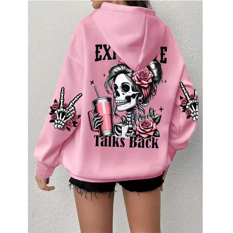 Funny Expensive Talks Back Hoodie
