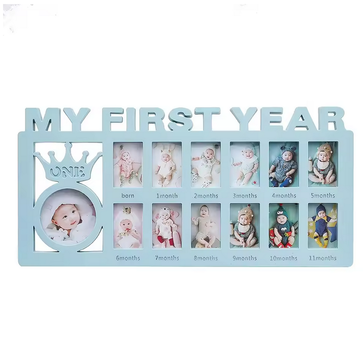 Baby Memory Photo Frame My First Year Keepsake Gift