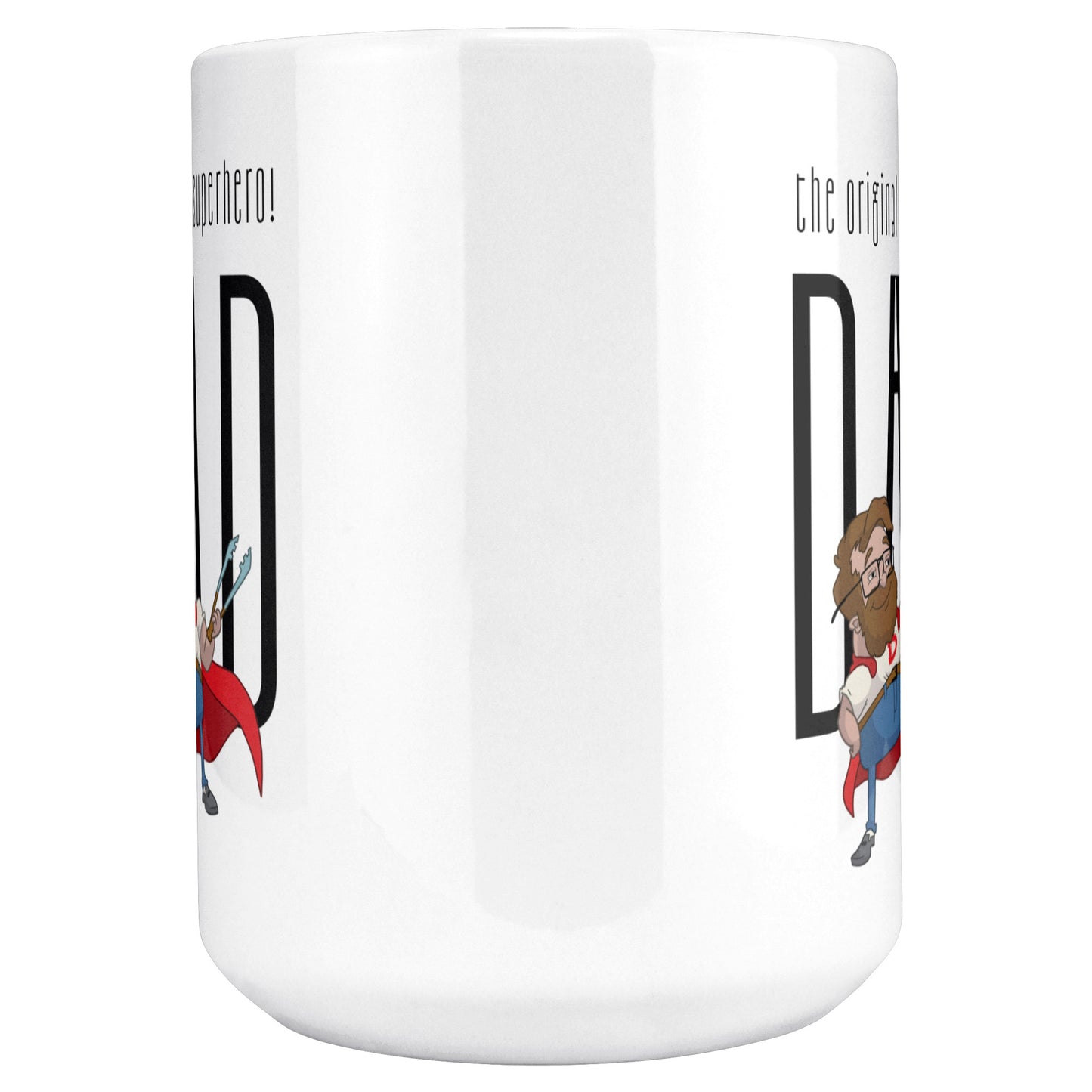 Cute Superhero Dad Father Day Mug 15 Oz - DUGO