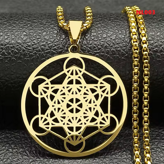 Necklace Sacred Geometry Angel Seal Metatron Symbol