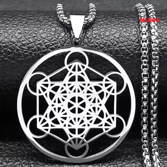 Necklace Sacred Geometry Angel Seal Metatron Symbol