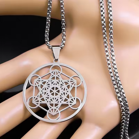 Necklace Sacred Geometry Angel Seal Metatron Symbol