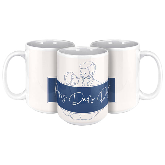 Happy Dad Day Coffee Mug Size 15 Oz - DUGO