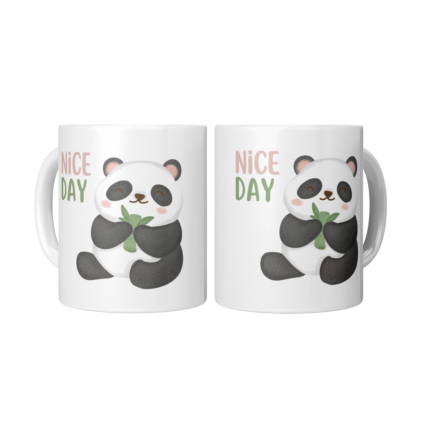 Panda Nice Day Mug Size 11 Oz - DUGO