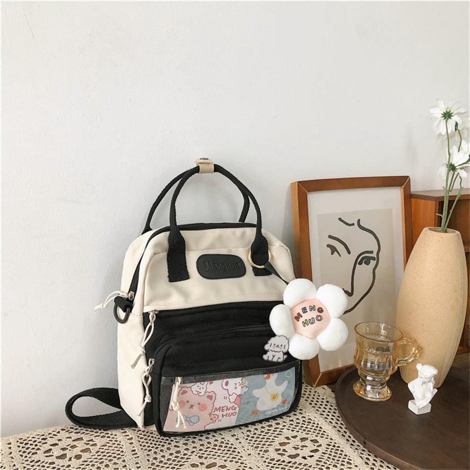 Waterproof Nylon Small Shoulder Bags For Teenage Girls Schoolbags