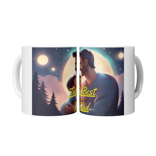 The Best Dad Coffee Mug Size 11 Oz - DUGO
