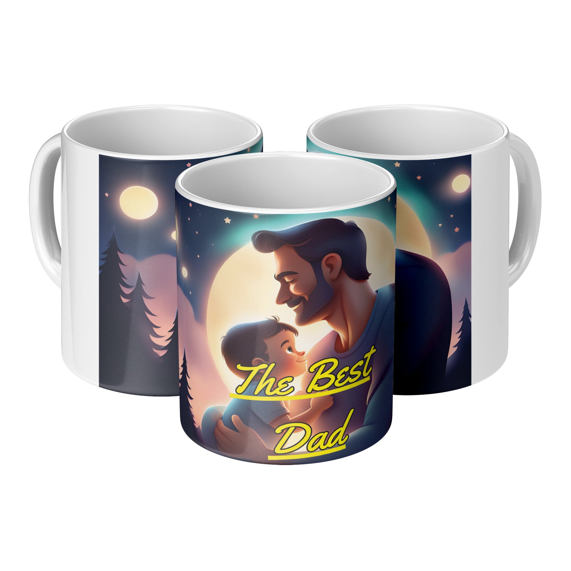 The Best Dad Coffee Mug Size 11 Oz - DUGO