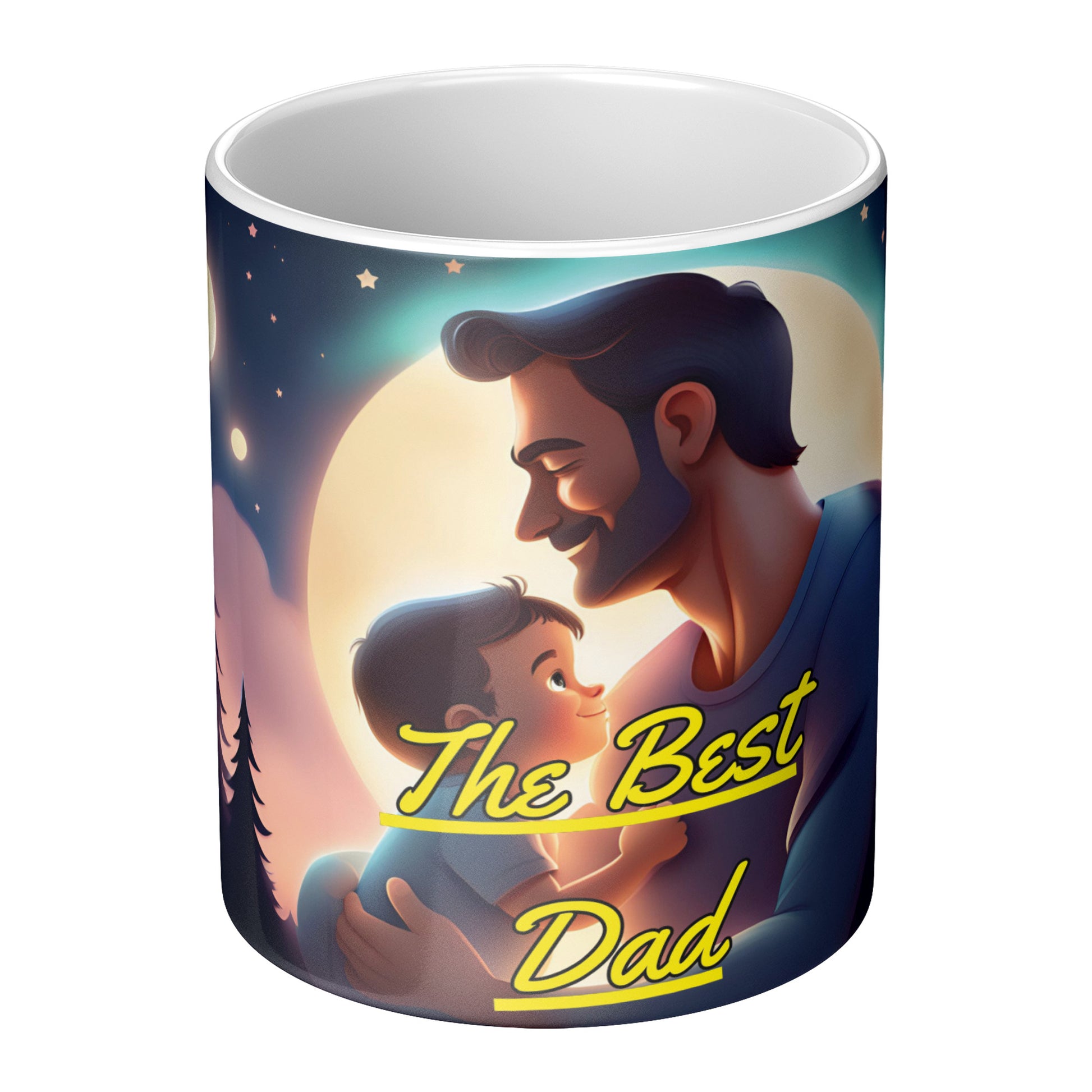 The Best Dad Coffee Mug Size 11 Oz - DUGO
