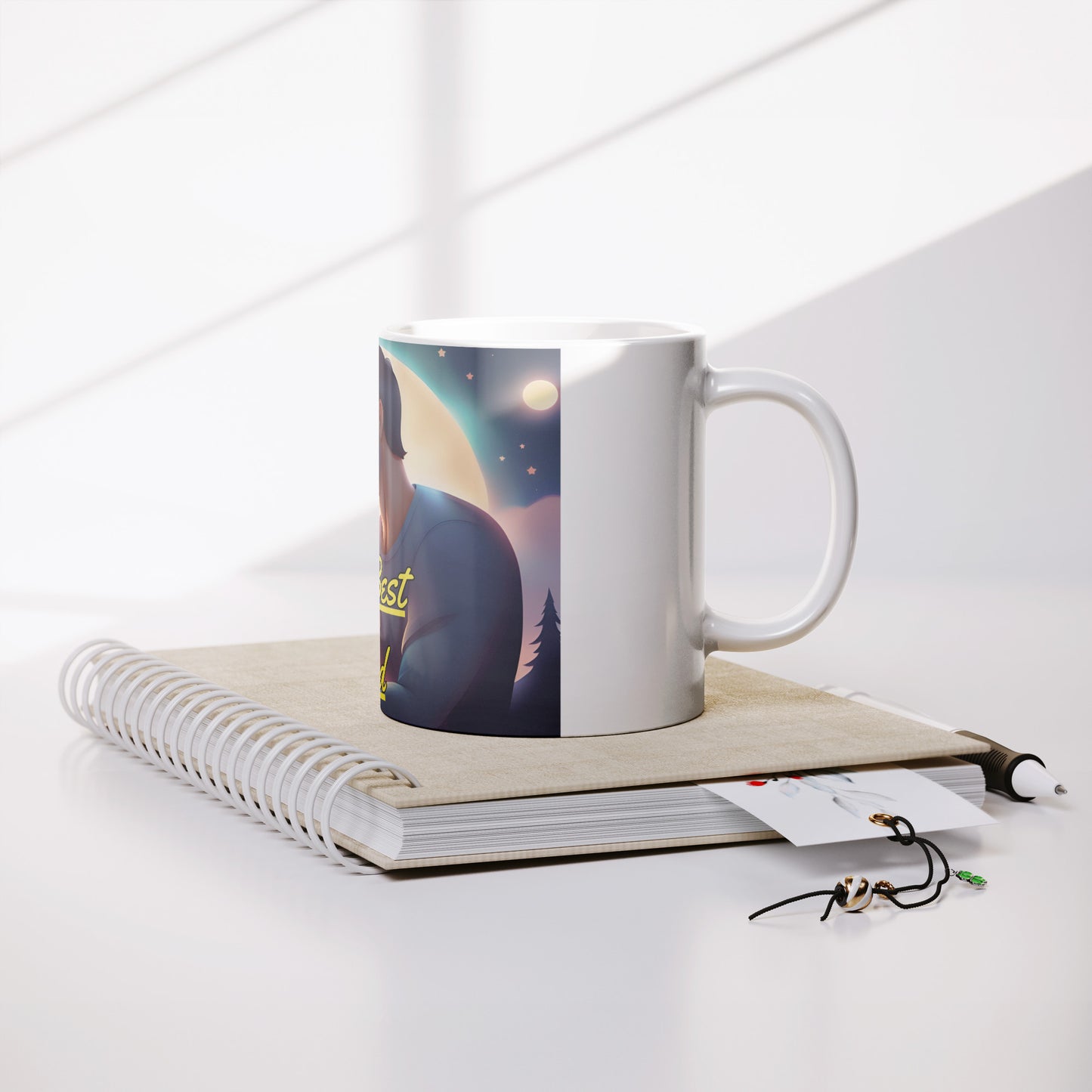 The Best Dad Coffee Mug Size 11 Oz - DUGO