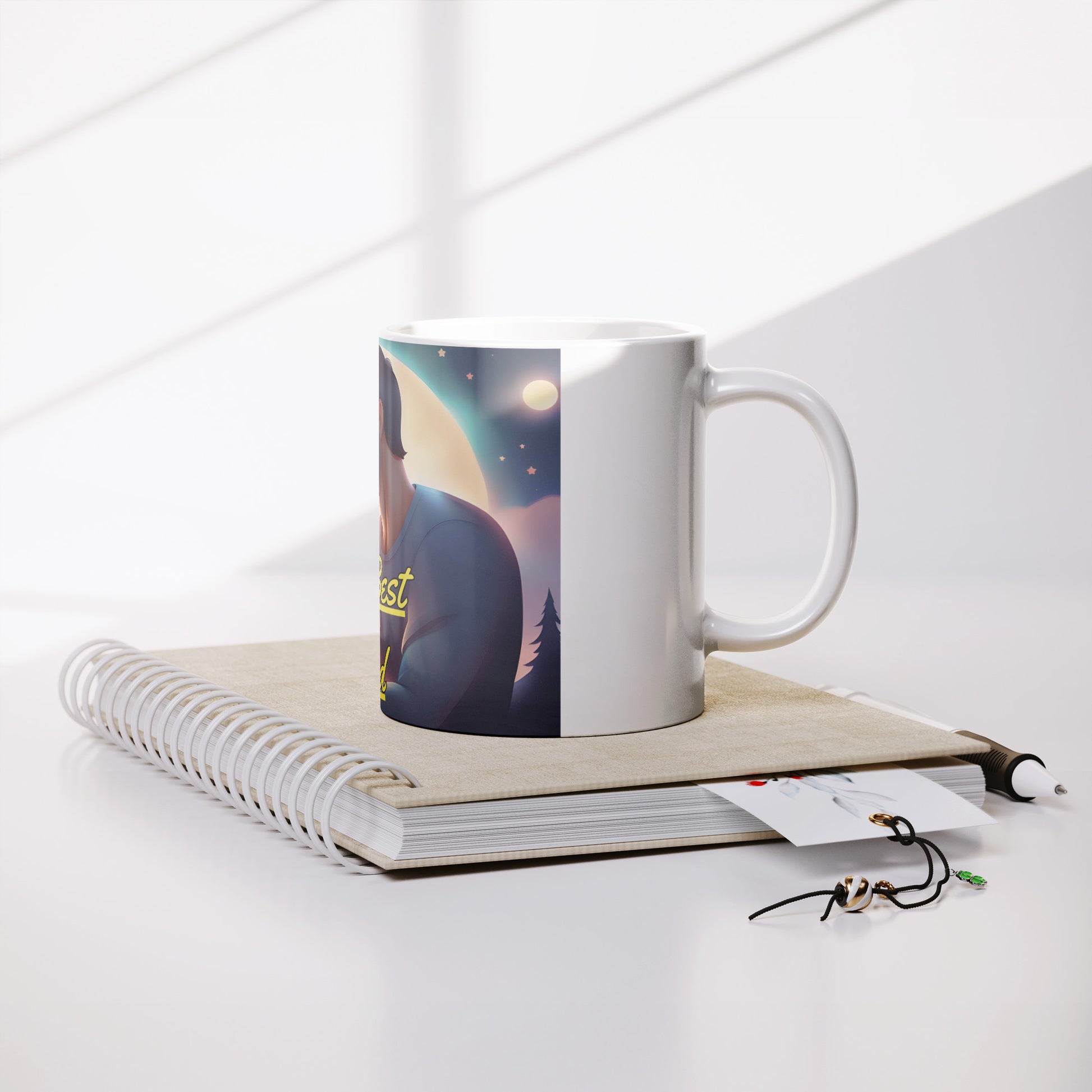 The Best Dad Coffee Mug Size 11 Oz - DUGO